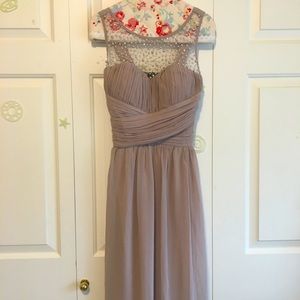 Pearl Maxi evening bridesmaid dress